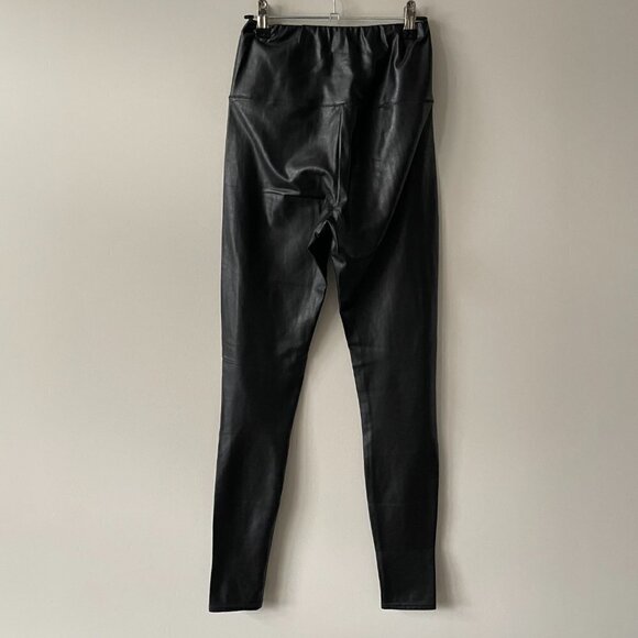 WILFRED Free Daria Pant High Waist Vegan Leather Leggings Black Small - Picture 3 of 7